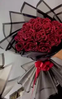 گل روبانی با شاین و کاغذ رایگان