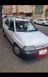 پراید 87صبا سفید صدفی