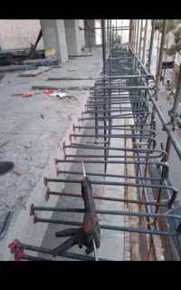 کاشت میلگرد مقاوم سازی کرگیری اجرای ژاکت  اف از پی