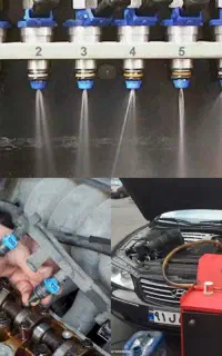 شستشوی سوزن انژکتور و رادیاتور بخاری بادستگاه