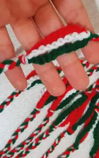 دستبند کاموا طرح ایران