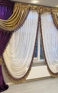 نصب پرده و لوستر