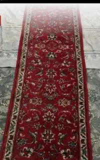 فرش پله راهرو کناره قرمز