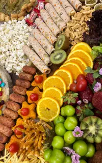 فینگرفود . مزه . دسر . نوشیدنی