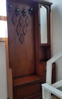 کمد(جالباسی)  آینه دار تمام چوب