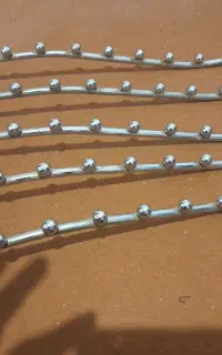 ۶ عدد رگال دیواری ۹ تیله - طول ۳۷ سانتی متر