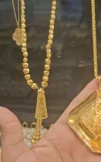تسبیح طلا در حد نو