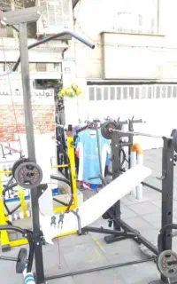 دستگاه بدنسازی ۴۷ کاره دمبل وزنه هالتر