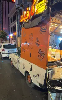 پیکان وانت فست فود