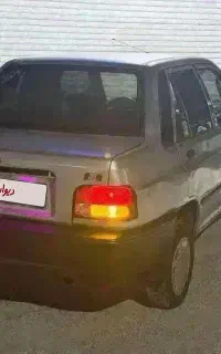 پراید ۸۶ نقره ای خونگی کم کار.