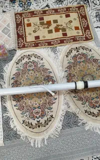5 عدد پا دری و یک عدد چوب لباسی فلزی بزرگ