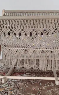 گهواره مکرومه دستبافت