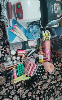 وسایل کامل کاشت ناخن زیر قمت کل