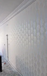 نقاشی طرح کاغذدیواری ساختمان بارنگ