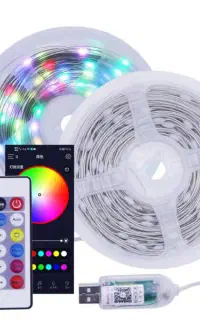 ریسه rgb هوشمند حساس به صدا ۱۰ متری