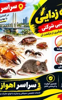 سمپاشی/باضمانت کتبی/موریانه زدایی ساس سوسک موش