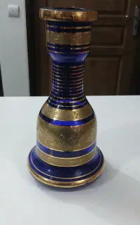 کوزه قلیان چک آب کاری با طلای مات و کاردست