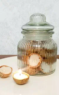 بانکه با شمع گردویی