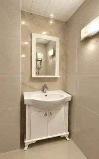 روشویی کابینتی ضدآب به همراه آیینه