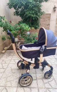 ست کالسکه و کریر برند bebe angelo اصل ایتالیا