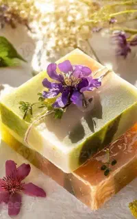 آموزش ساخت صابون گیاهی ودرمانی