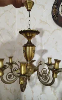 لوستر برنز ۶شاخه کاملاً اصلی