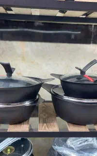 سرویس قابلمه چدن لندگرین‌8پارچه‌باارسال فوری