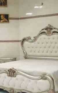 مدل سلطنتی رسین تخت خواب دو نفره آبتین**