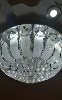 دو عدد لوستر کلاسیک ریموت دار