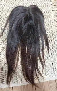 موی طبیعی مدل گرد کف سر فرق متخرک