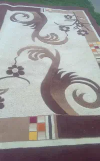 گلیم فرش در حد نو سالم بدون سوختگی۱۲متری