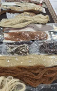 مو مصنوعی رنگی مناسب شینیون