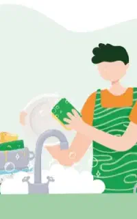 استخدام ظرفشور آقا با جای خواب و غذا