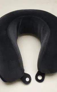 بالشت گردنی طبی مموری فوم مسافرتی مشکی