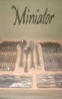 سرویس قاشق و چنگال مینیاتور