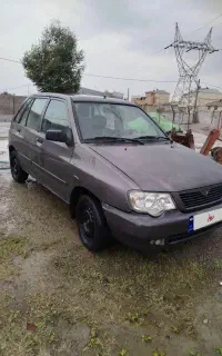 پراید ۱۱۱ هاچبک بی رنگ تک برگ سند مدل ۹۱