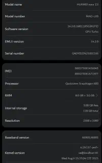 گوشی هواوی Huawei nova 11 i