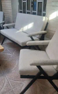 مبل و صندلی مدرن چهارچوب فلزی