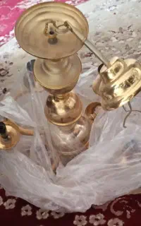 لوستر آبکاری طلا