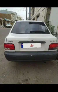 پراید سفید مدل 84