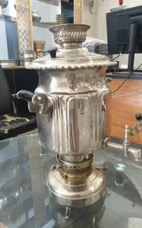سماور برنجی ۸ لیتری نفتی