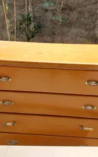 کمد چوبی با ام دی اف ۵ کشو