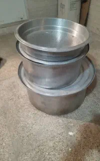 دوعدد قابلمه روحی بزرگ و ابکش روحی