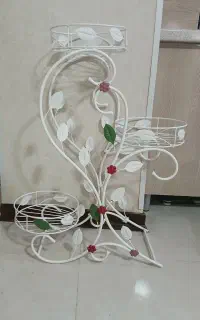 استندفلزی جاگل و گلدون