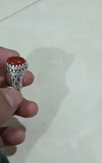 دوتا انگشتر نقره عقیق