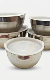 کاسه استیل درب دار yyi