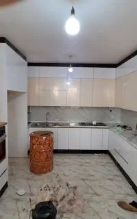 کابینت کمد دیواری درب چوبی