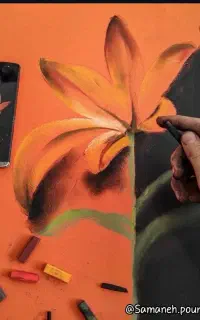 آموزش نقاشی و نقاشی زیر لعابی *سفال سرامیک*