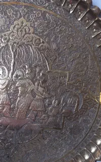 سینی برنز دو عدد