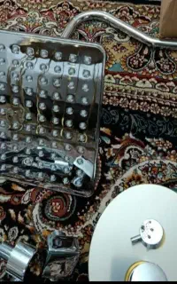 سرویس توکار حمام جنس تمام برنج
